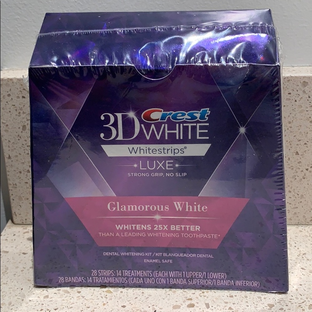 Crest 3D white strips Glamorous white